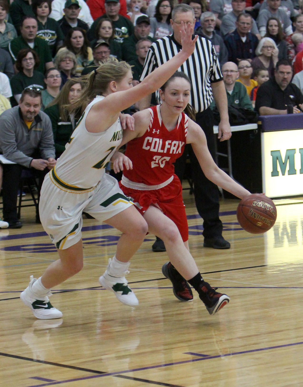Colfax vs Melrose-Mindoro girls basketball 3-2-19